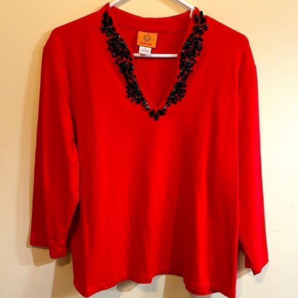 Ruby Rd Women’s Red top size XL - Picture 1 of 7